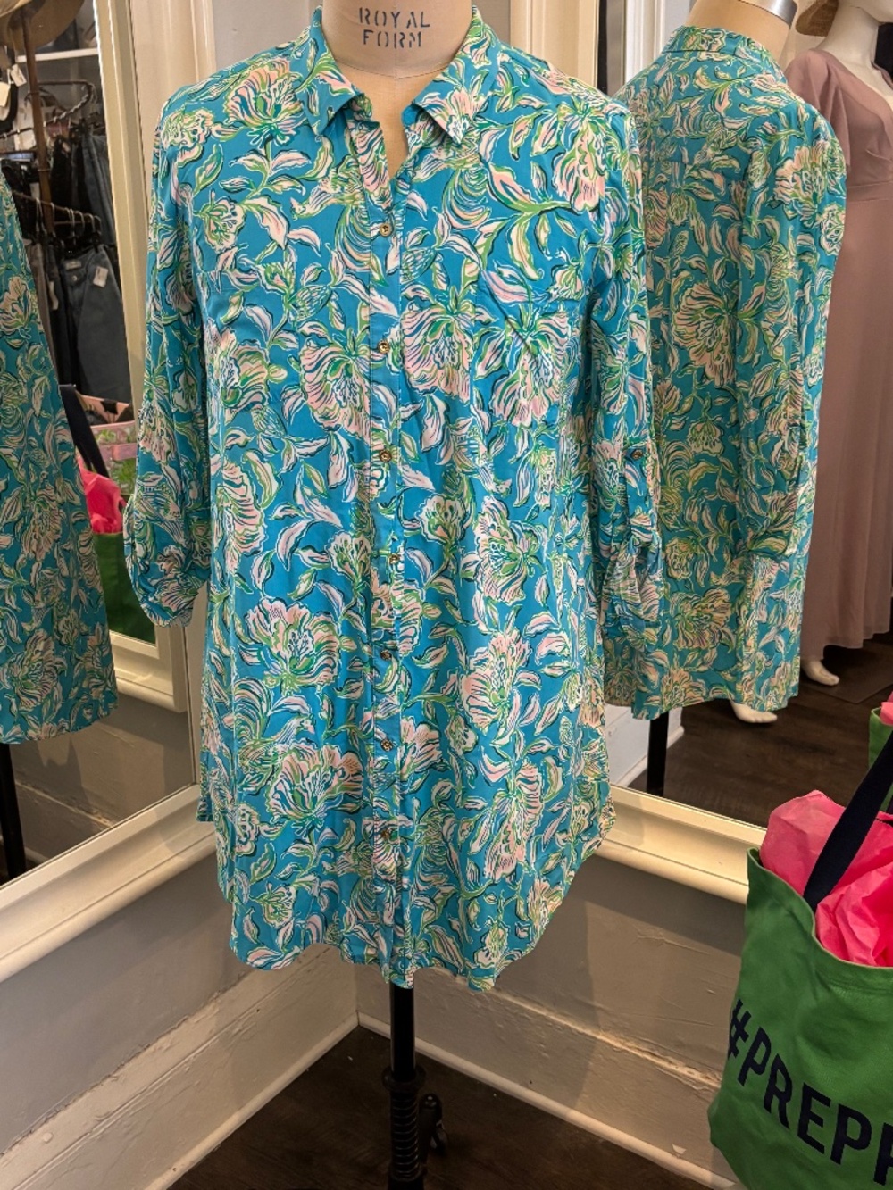 Lilly Pulitzer Natalie shirt dress size XL